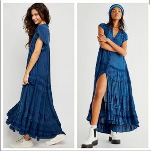 Free people pretty cozy maxi dress